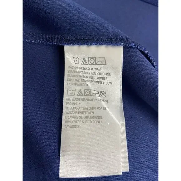 Susan Graver Printed LK Cutaway Hem Jacket Womens XL One Button 3/4 Slv Pockets - Picture 10 of 12